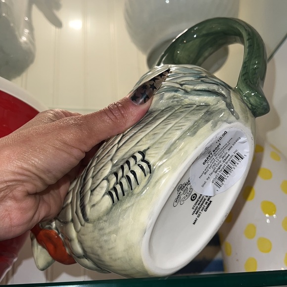 John Derian Gravy Boat 🐓 🦃 - Picture 6 of 6